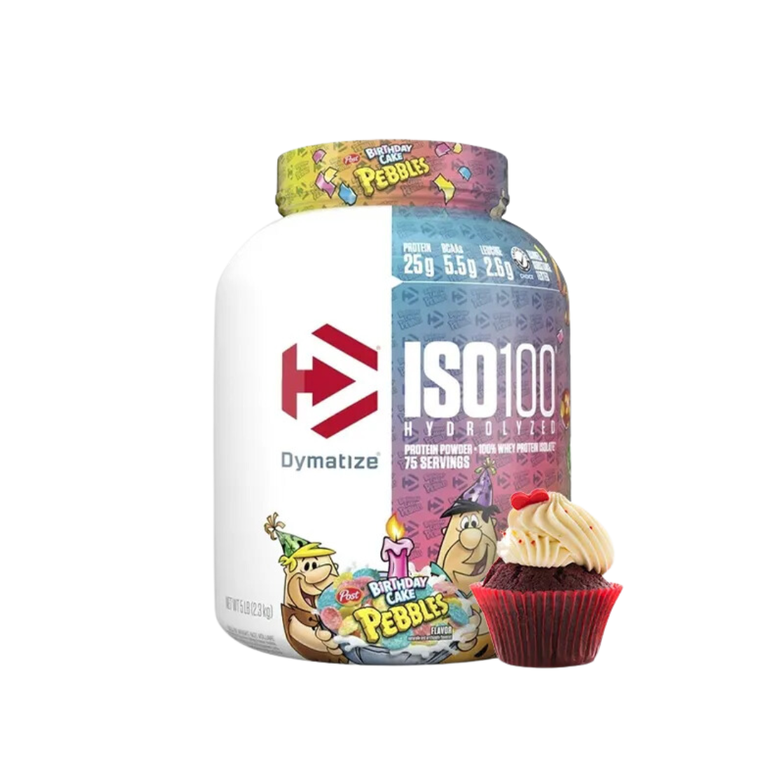 Iso 100 birthday cake pebbles 5lbs DYMATIZE_0