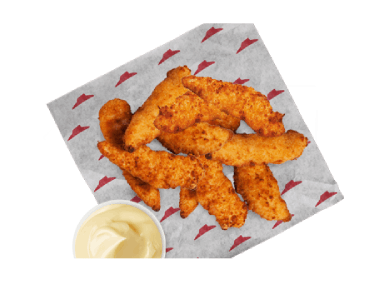 CRUMBED CHICKEN STRIPS AND DIP SAUCE_0