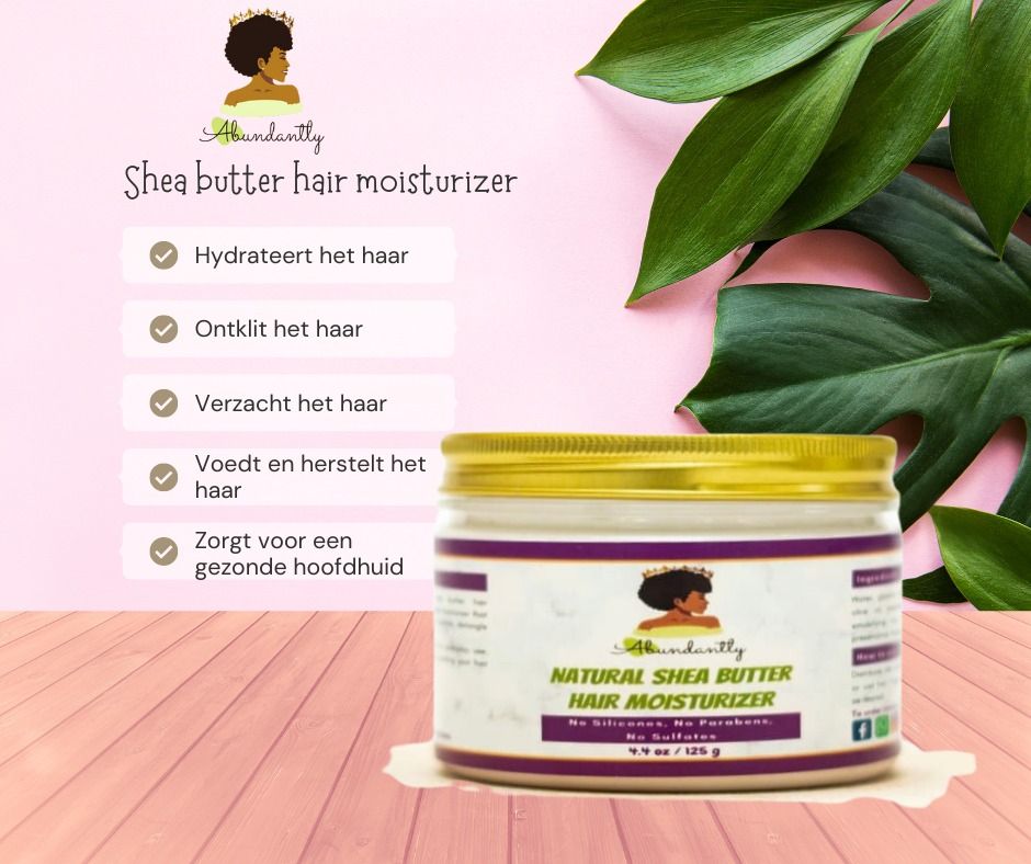 Natural shea butter hair moisturizer _0