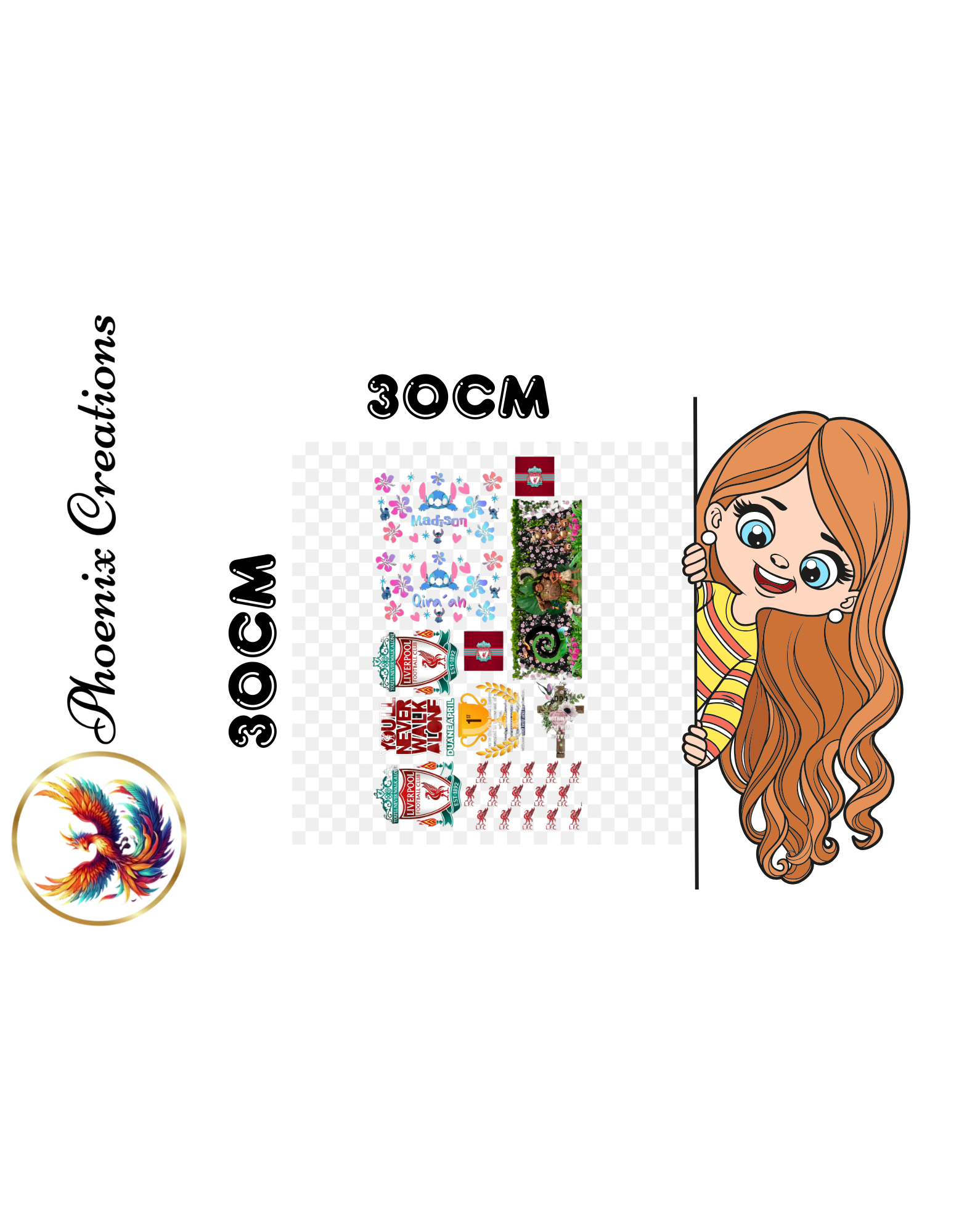 30-40cm Custom uv sticker_0