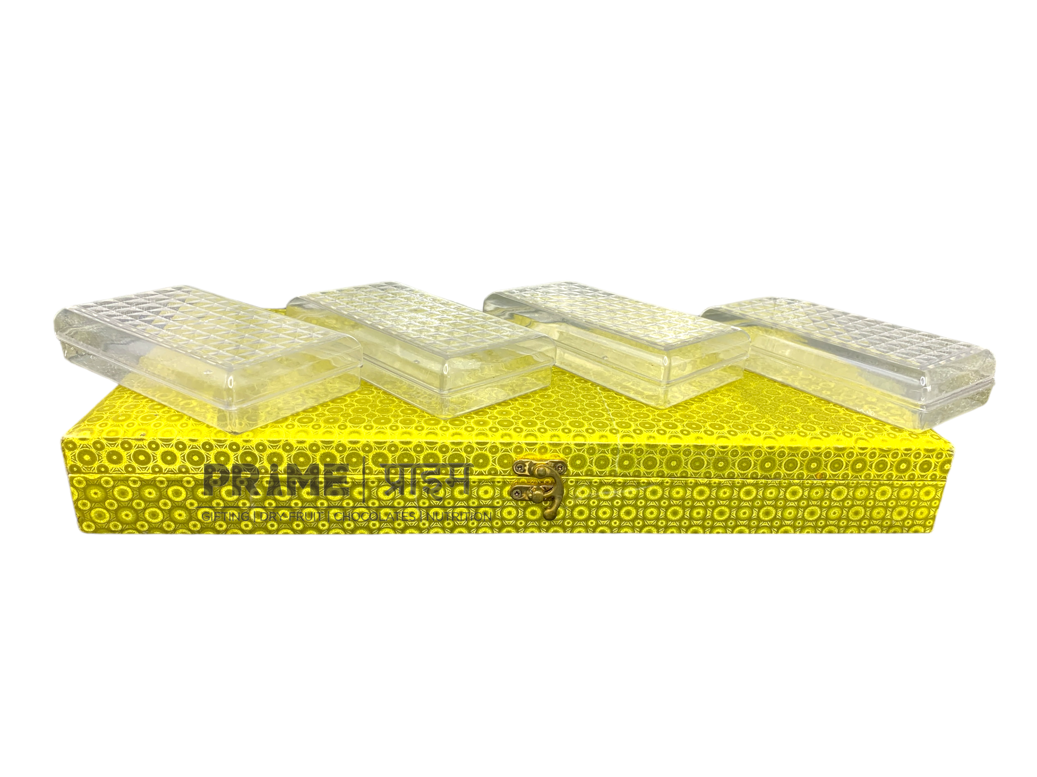 Golden Rectangular Hamper Box Large_1