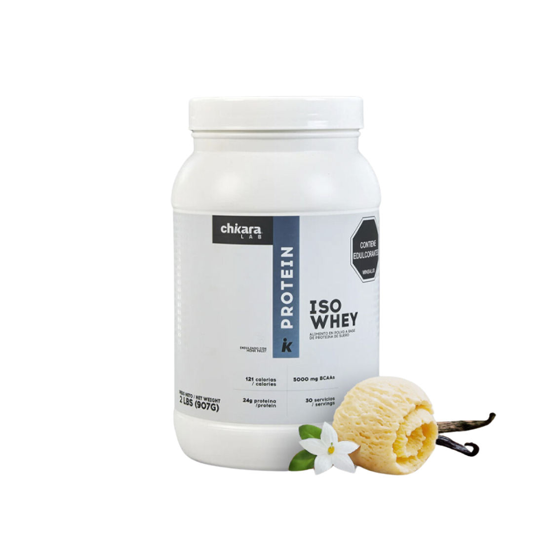 Iso Whey protein vainilla 2lbs CHIKARA LABS_0