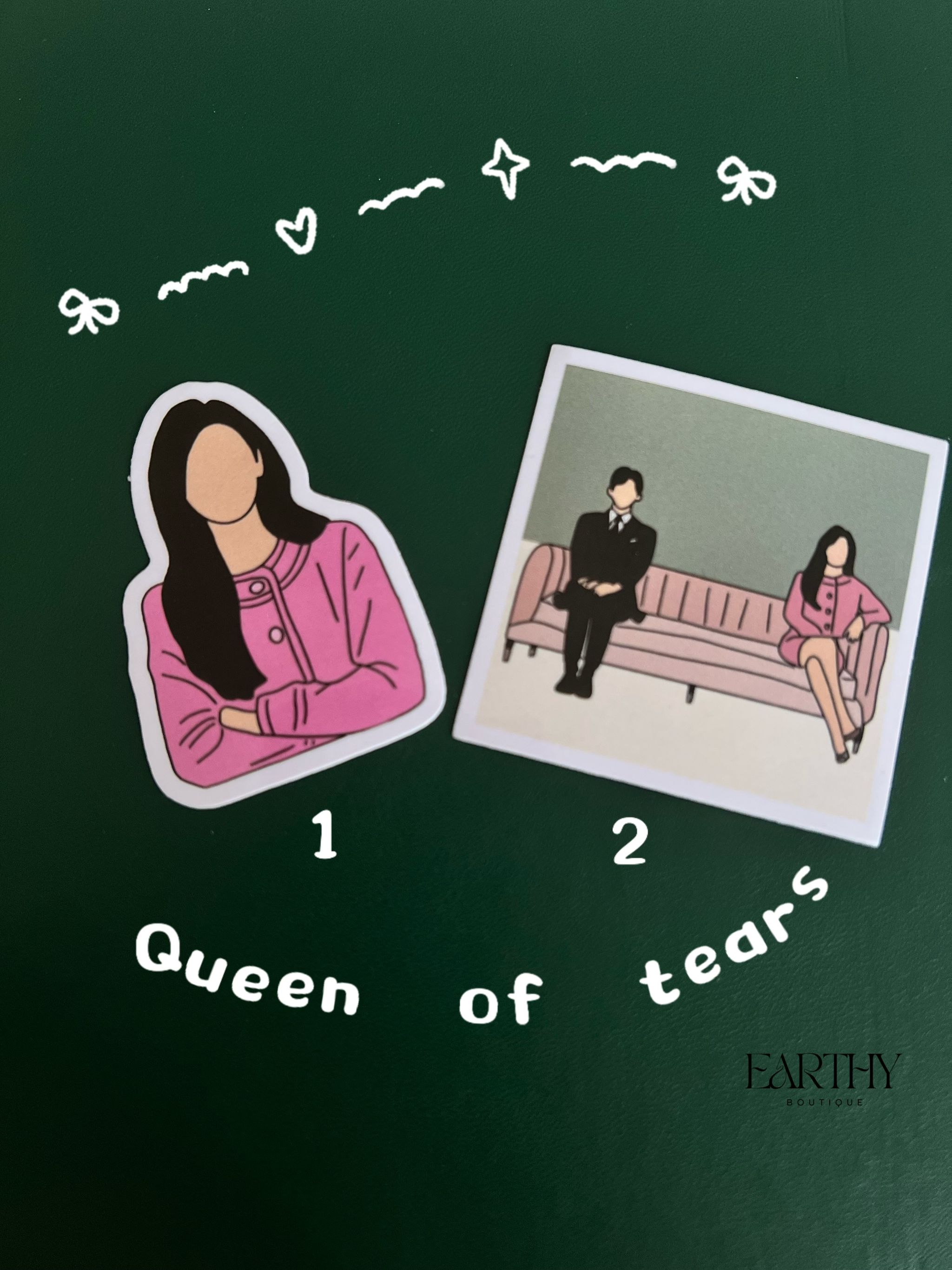 Vinyl sticker - k-drama queen of tears _0