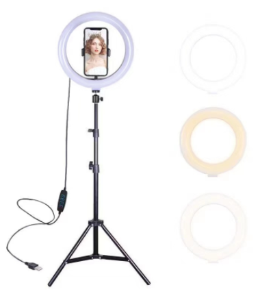 12 inch LED beauty fill light adjustable_1