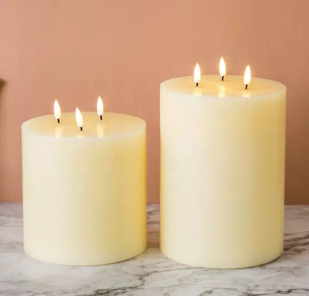 Cream White Electronic Candles_3