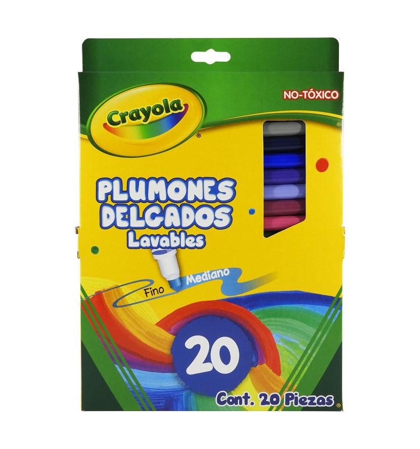 Plumones Super Tips Crayola 20pza._0