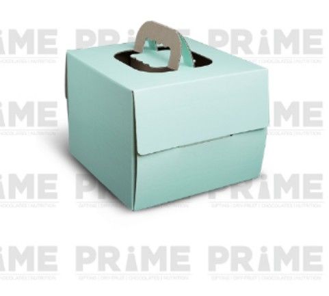 Mint Corrugated CakeBox With Handle_1