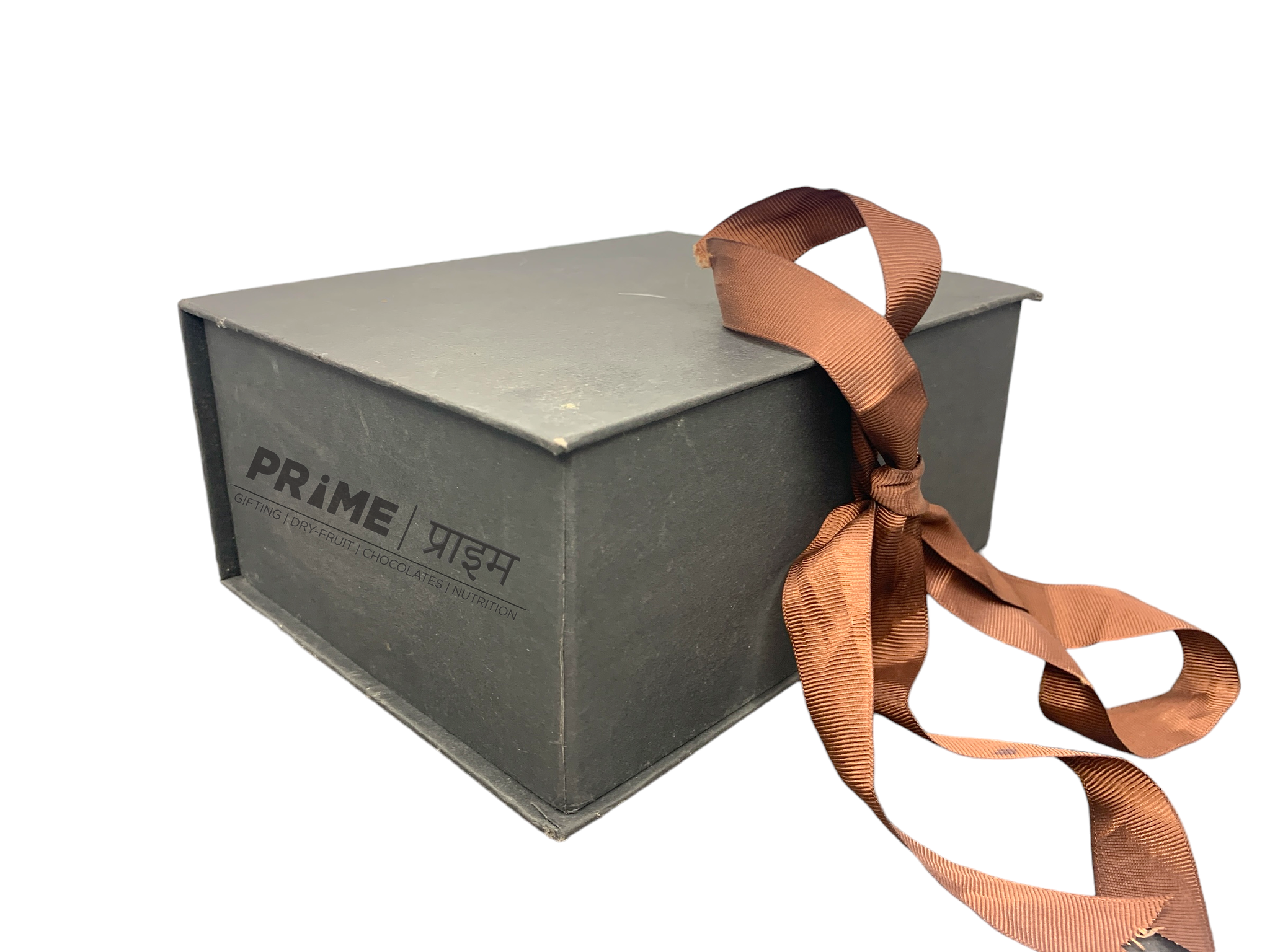 Black Designed Hardpaper Gift Box with Ribbon�s_3