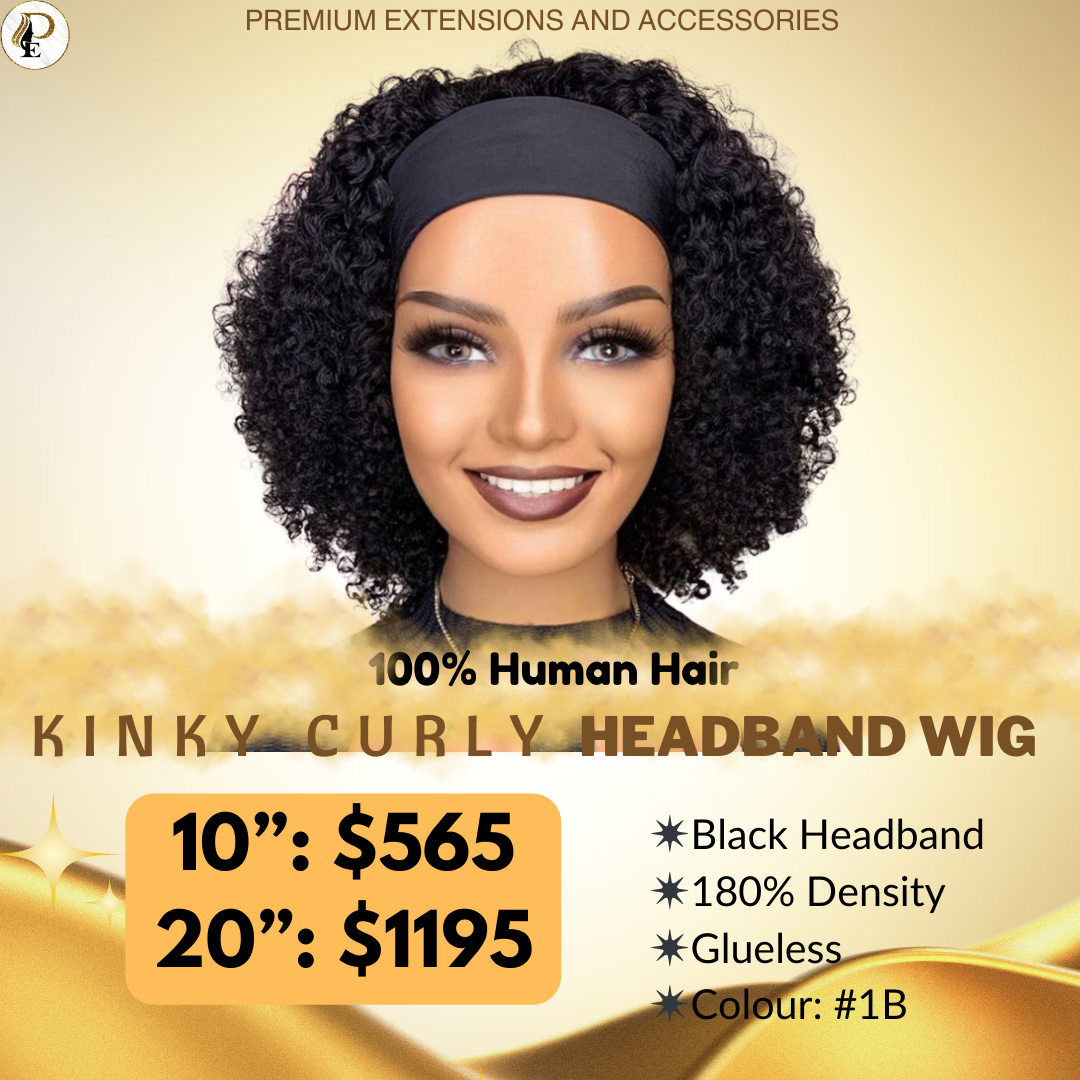 Kinky Curly Headband Wig_1