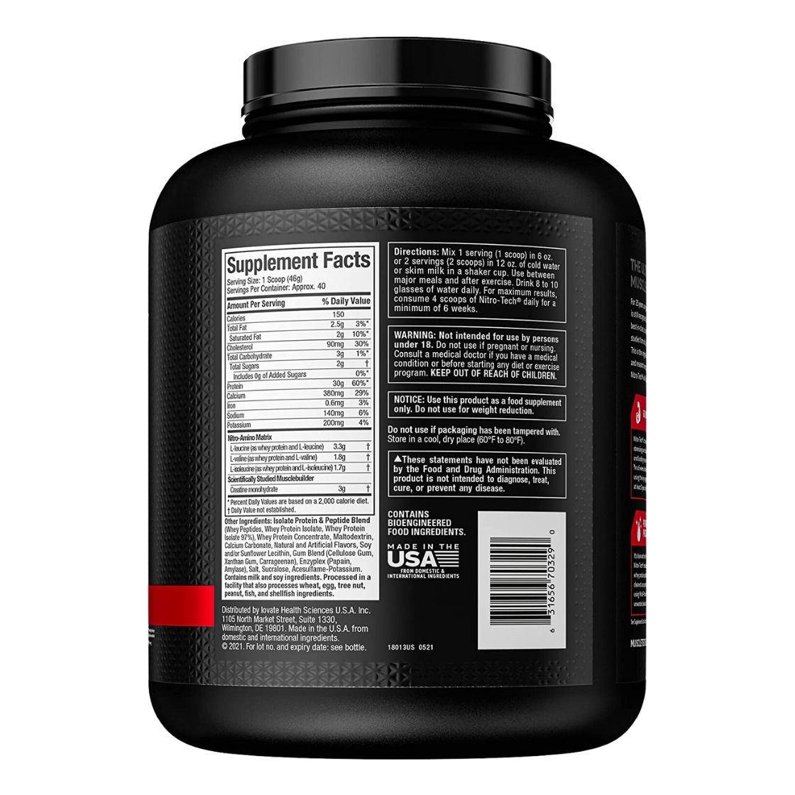 Nitro Tech Whey protein vainilla 4lbs MUSCLETECH_1