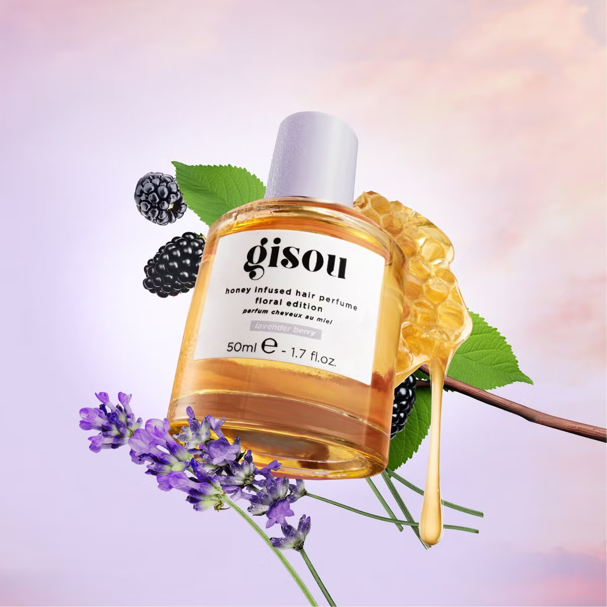 Gisou Honey Infused Hair Perfume 50ml - Lavender Berry_4