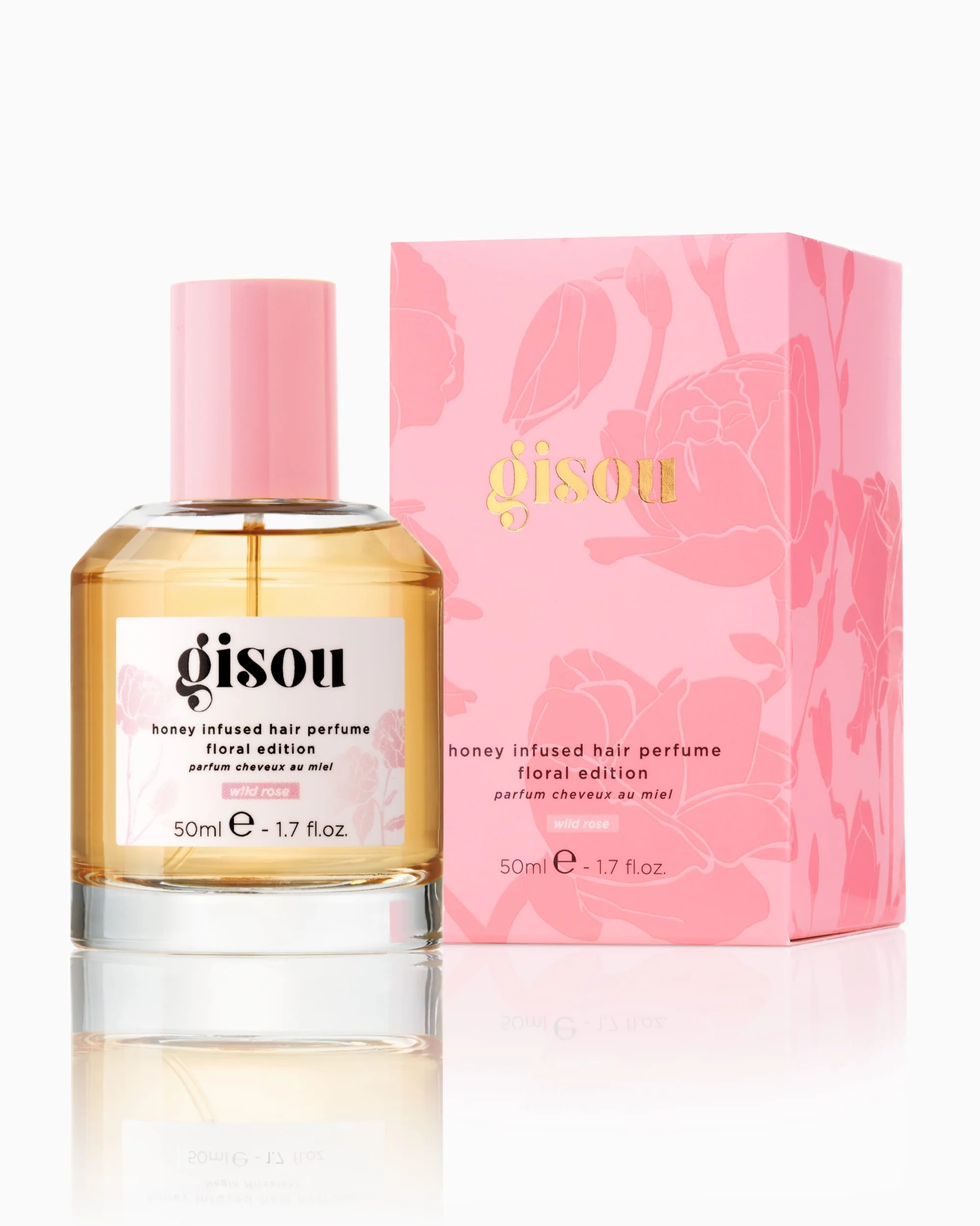 Gisou Honey Infused Hair Perfume 50ml - Wild Rose_0