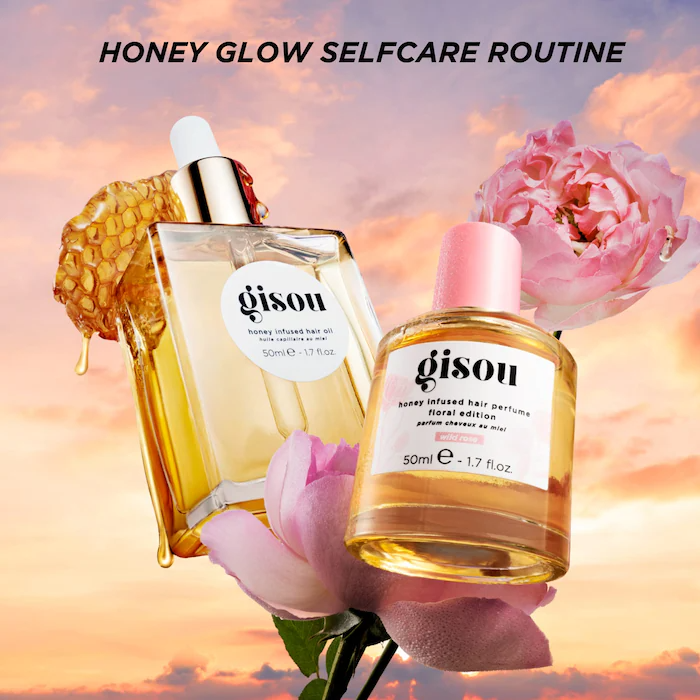 Gisou Honey Infused Hair Perfume 50ml - Wild Rose_4