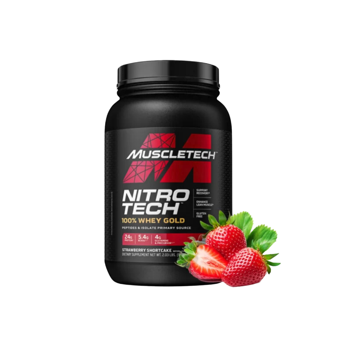 Nitro Tech Whey Gold strawberry 2lbs MUSCLETECH_0