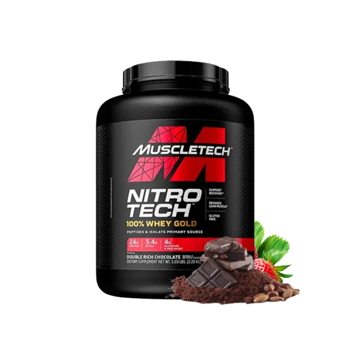 Nitro Tech Whey Gold chocolate 5lbs MUSCLETECH_0