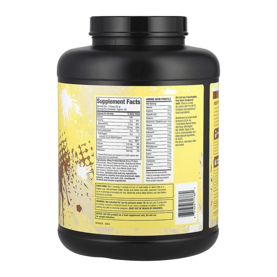 Nitro Tech Whey Gold banana cream 5lbs MUSCLETECH_1