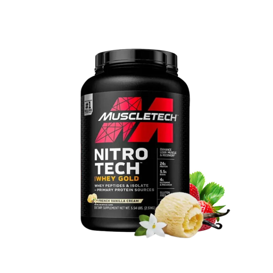 Nitro Tech Whey Gold vainilla 5lbs MUSCLETECH_0