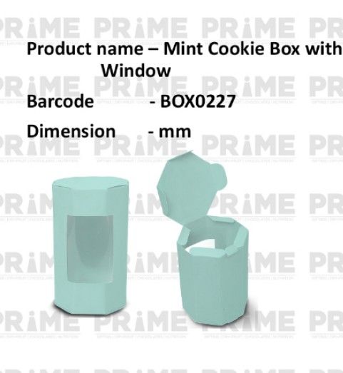 Mint Cookie Box with Window_0