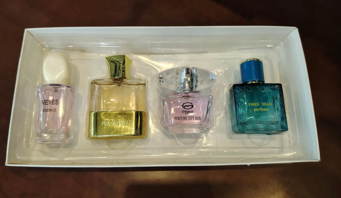 Giorgio Armani Si Flori, Creed Gold Millesime Imperial, Versace Crystal Noir, Versace Eros Blue - Inspired by - Unisex set _0