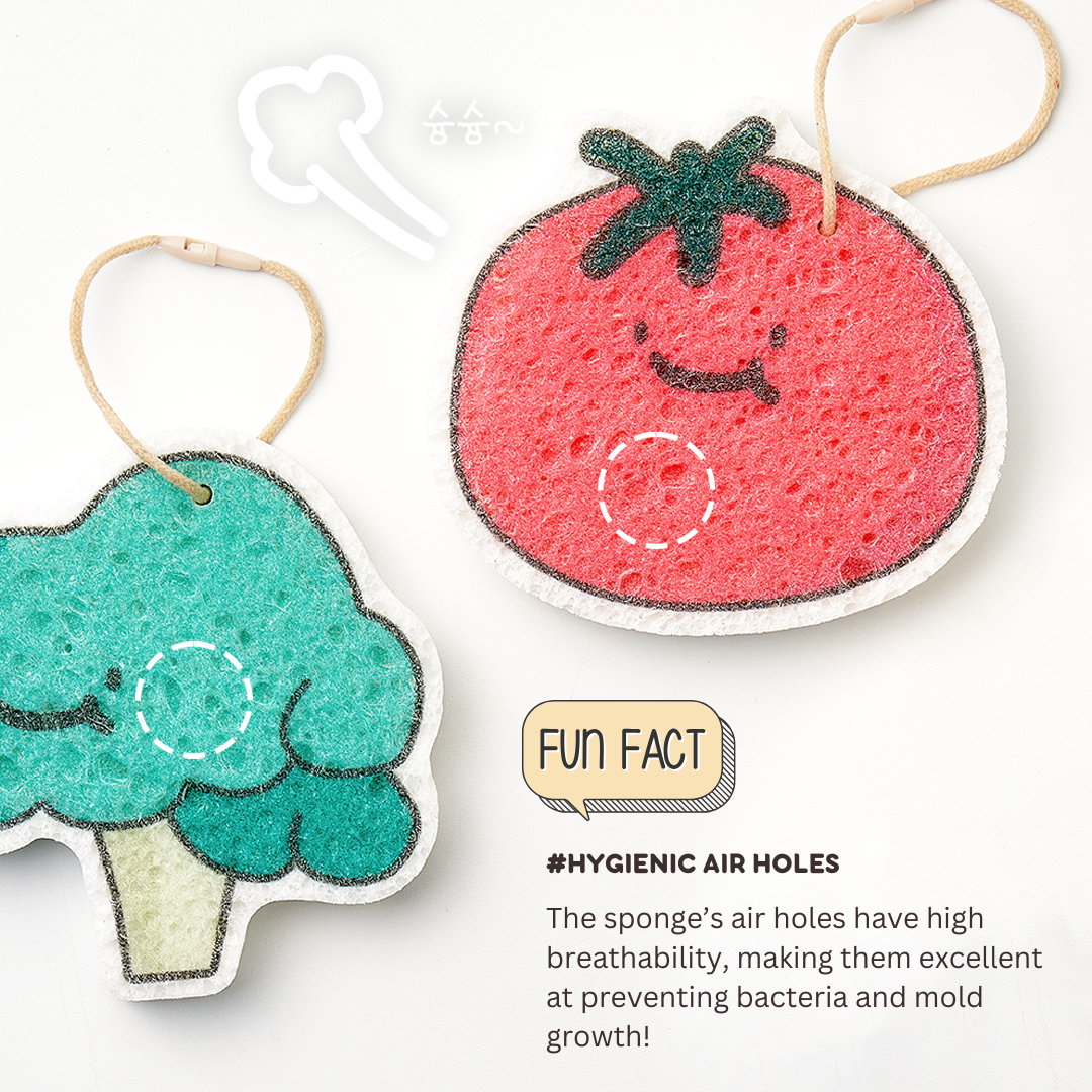 JAMMUK Adorable Eco-Friendly Scrub Sponge_8