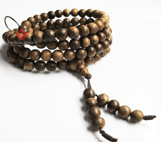 Bead Kalimantan Agarwood Necklace 6mm_0