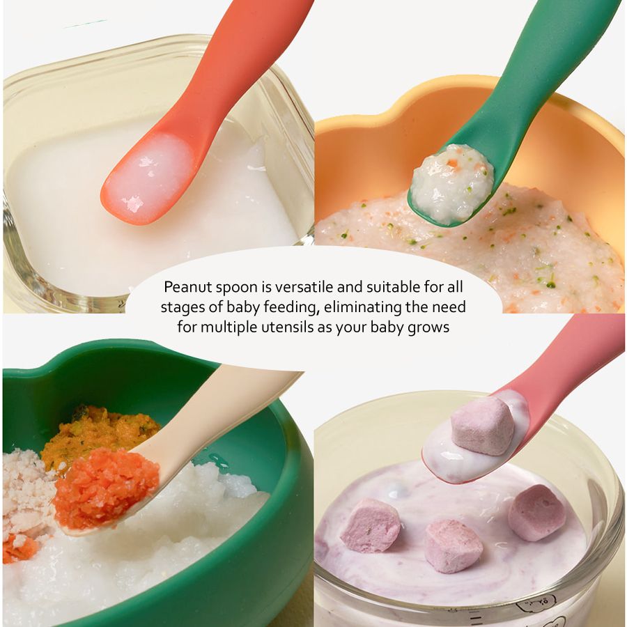 JAMMUK [NEW] Toddler Slim Peanut Spoon W/Case_1