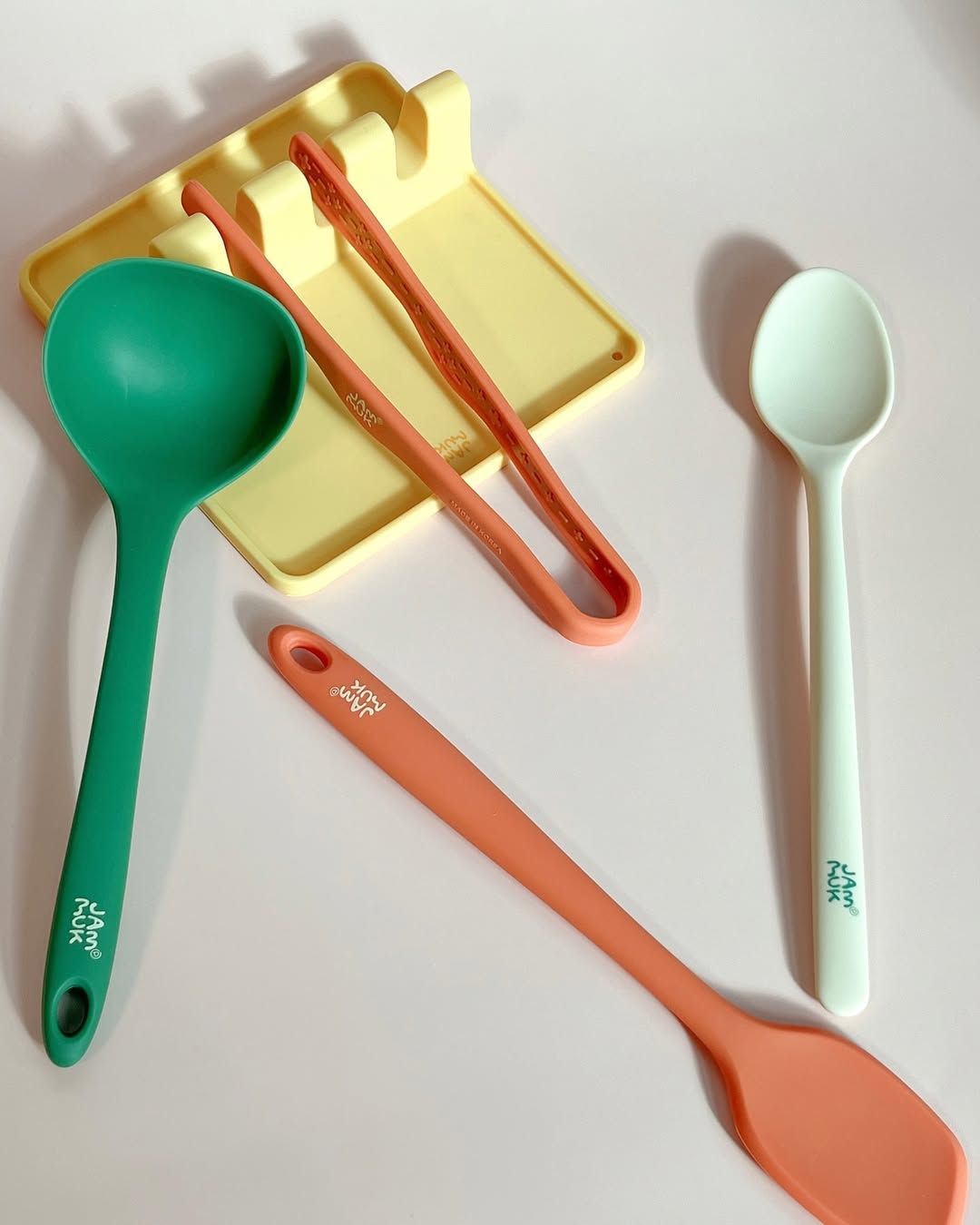 JAMMUK [NEW] Platinum Silicone Kitchen Utensils_2