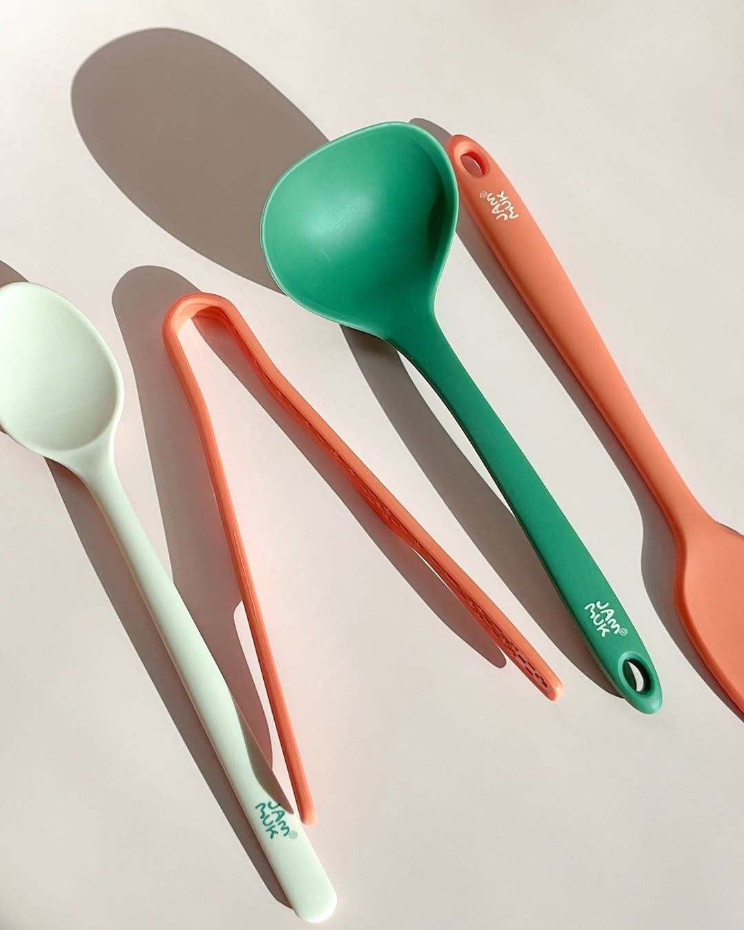 JAMMUK [NEW] Platinum Silicone Kitchen Utensils_1