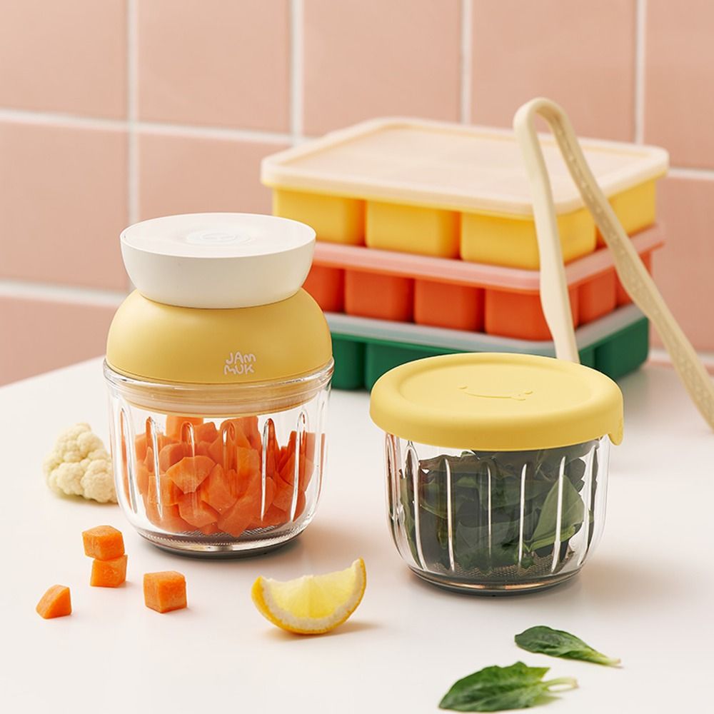 JAMMUK [NEW] Wireless Baby Food Chopper [300ml x 2] _3