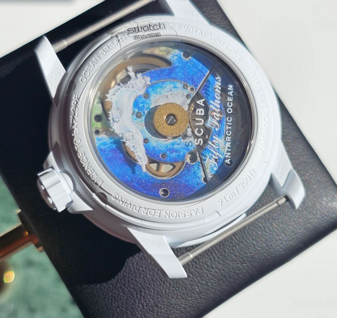 Swatch X Blancpain Fifty Fathoms Antartic Ocean_5