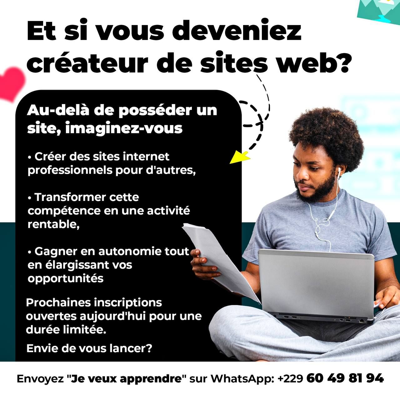 Et si vous deveniez créateur de sites internet ?_0