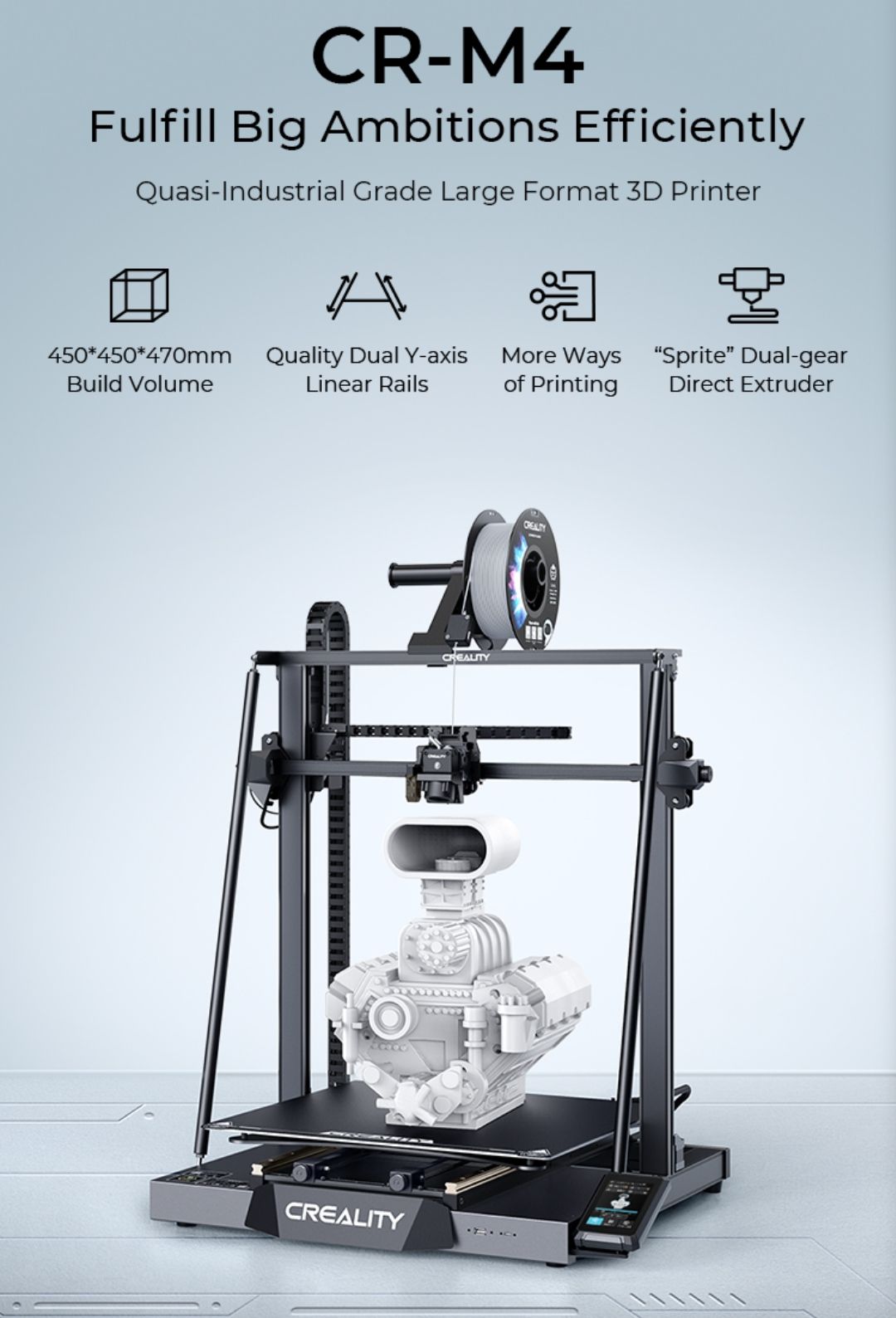 Creality CR-M4 - Impressora 3D FDM_5