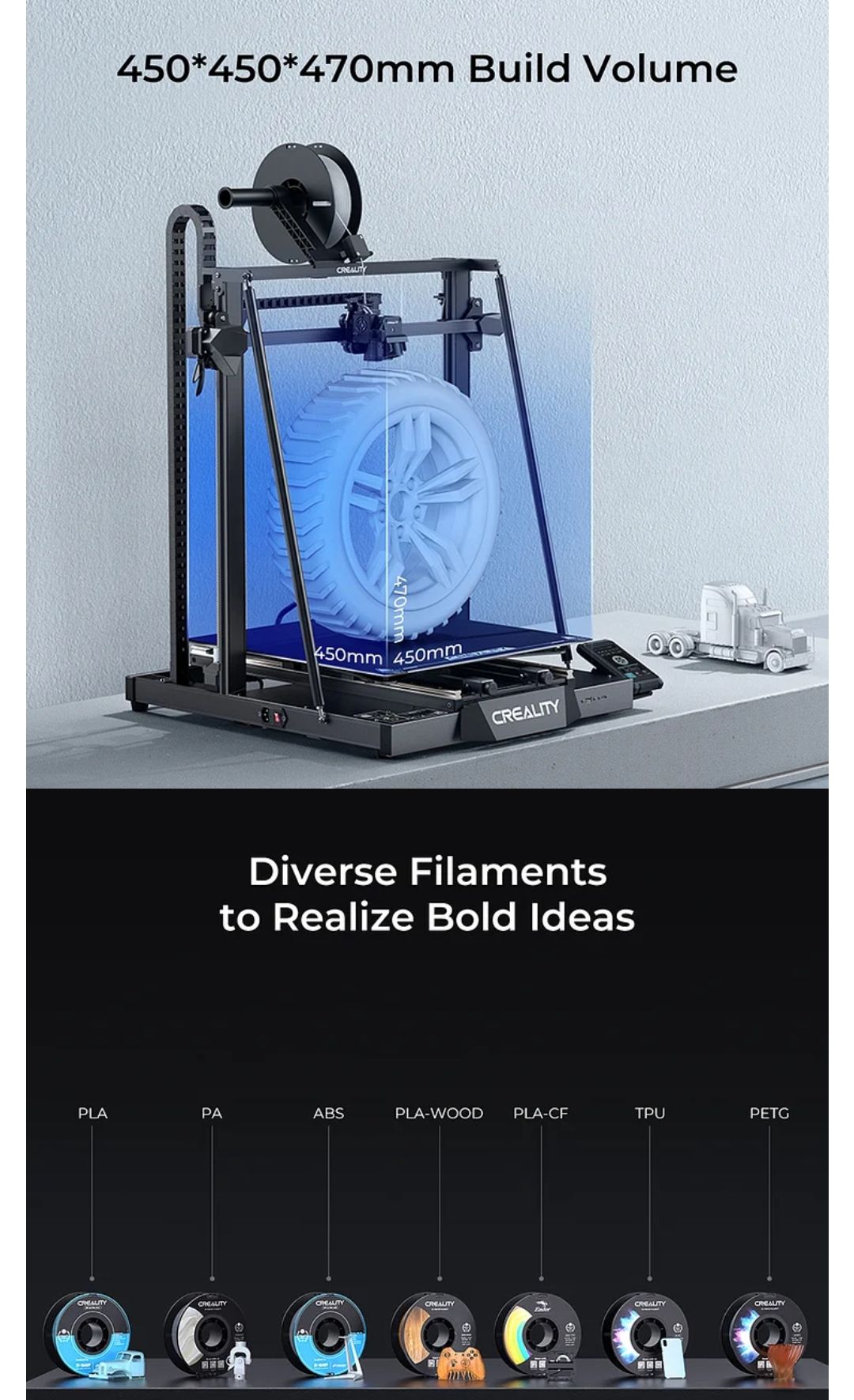 Creality CR-M4 - Impressora 3D FDM_2