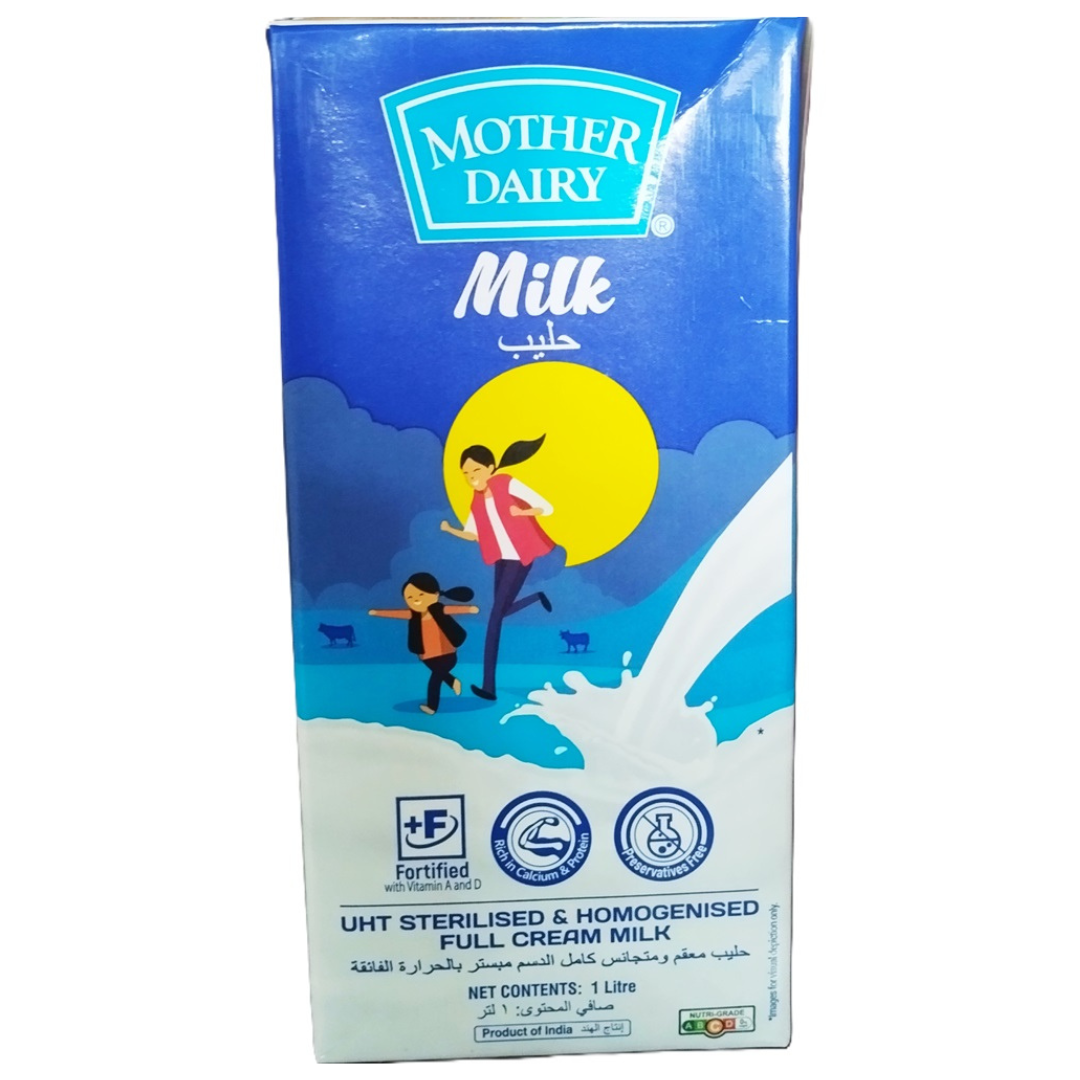 Mother Dairy Whole Milk 1L_0