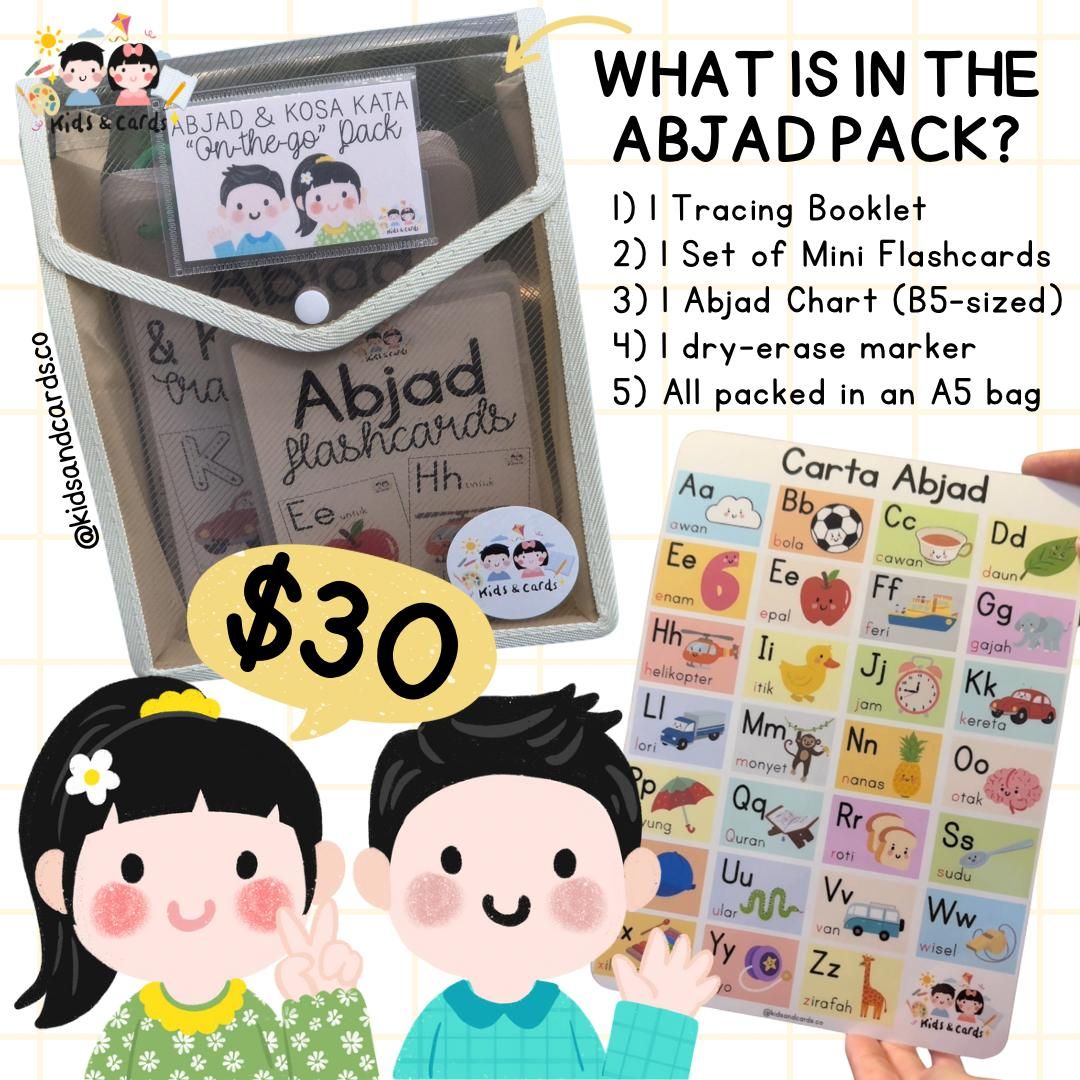 Abjad & Kosa Kata "On-the-go" Pack_0
