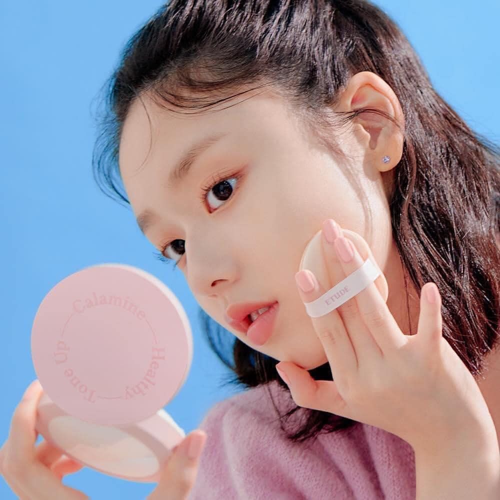 ETUDE HOUSE Healthy Calamine Tone Up Cushion SPF34 PA++_1