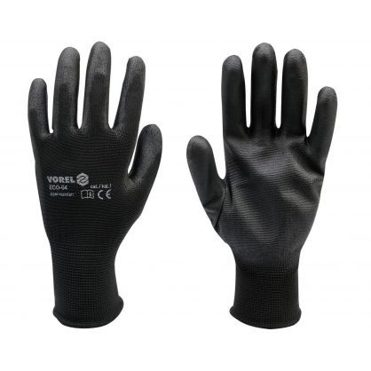 VOREL WORKING GLOVES, BLACK 10IN_0