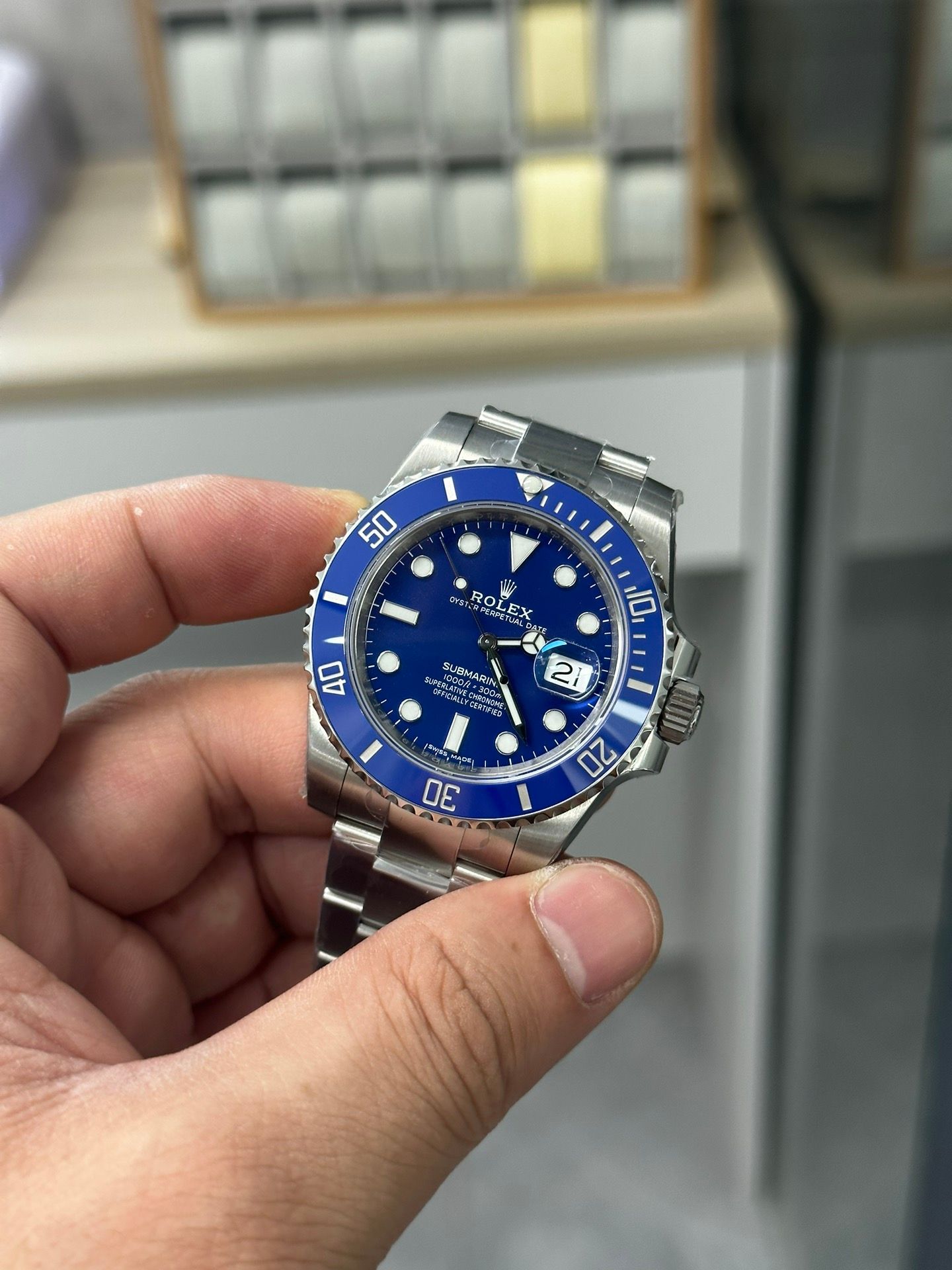 Rolex Submariner Date Smurf _2