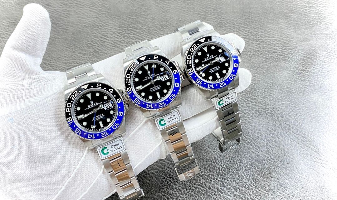 Rolex GMAT-Master Trio Batman With Jubilee And Oyster Bracelets_1