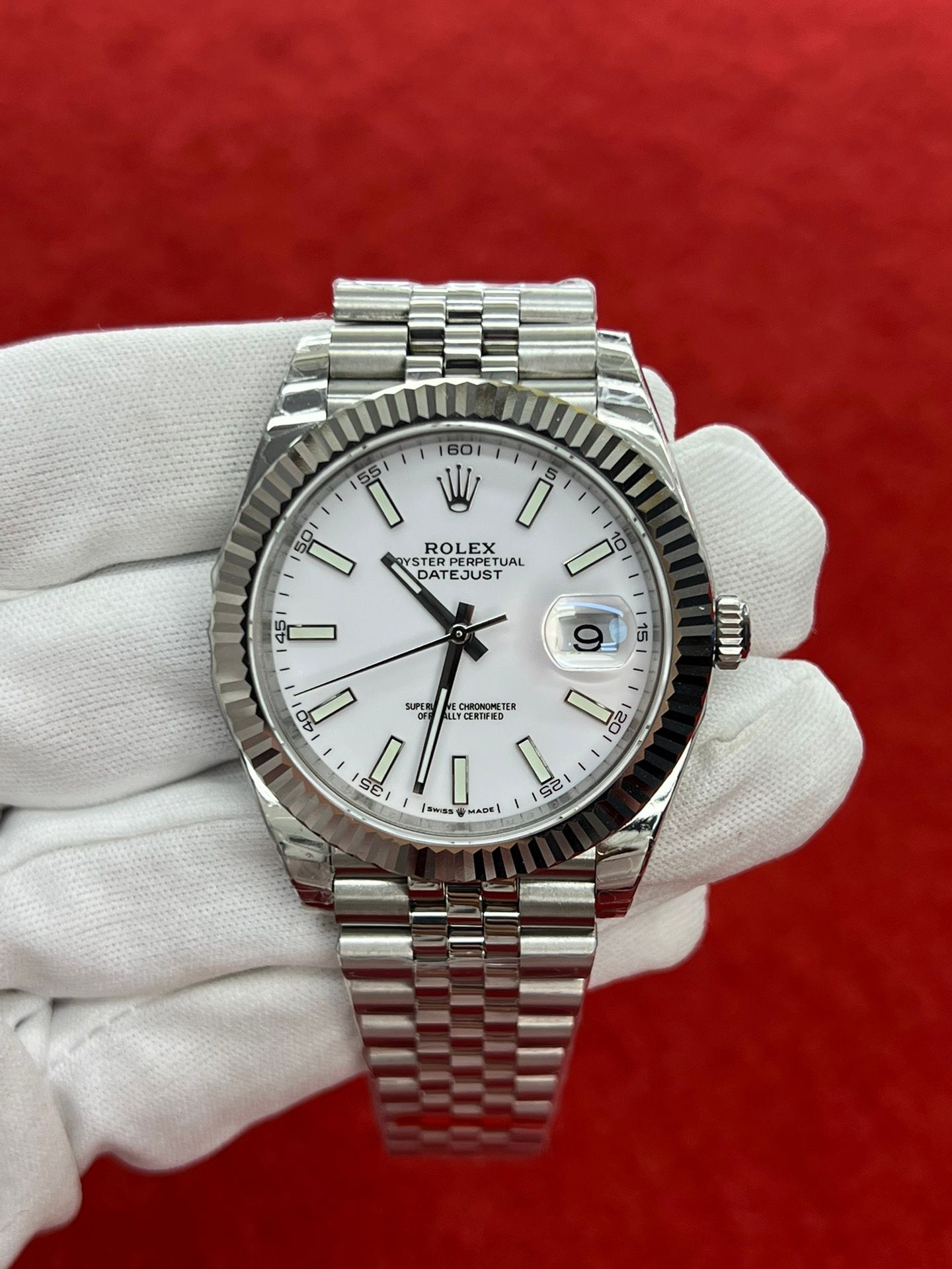 Rolex Datejust White Dial_0