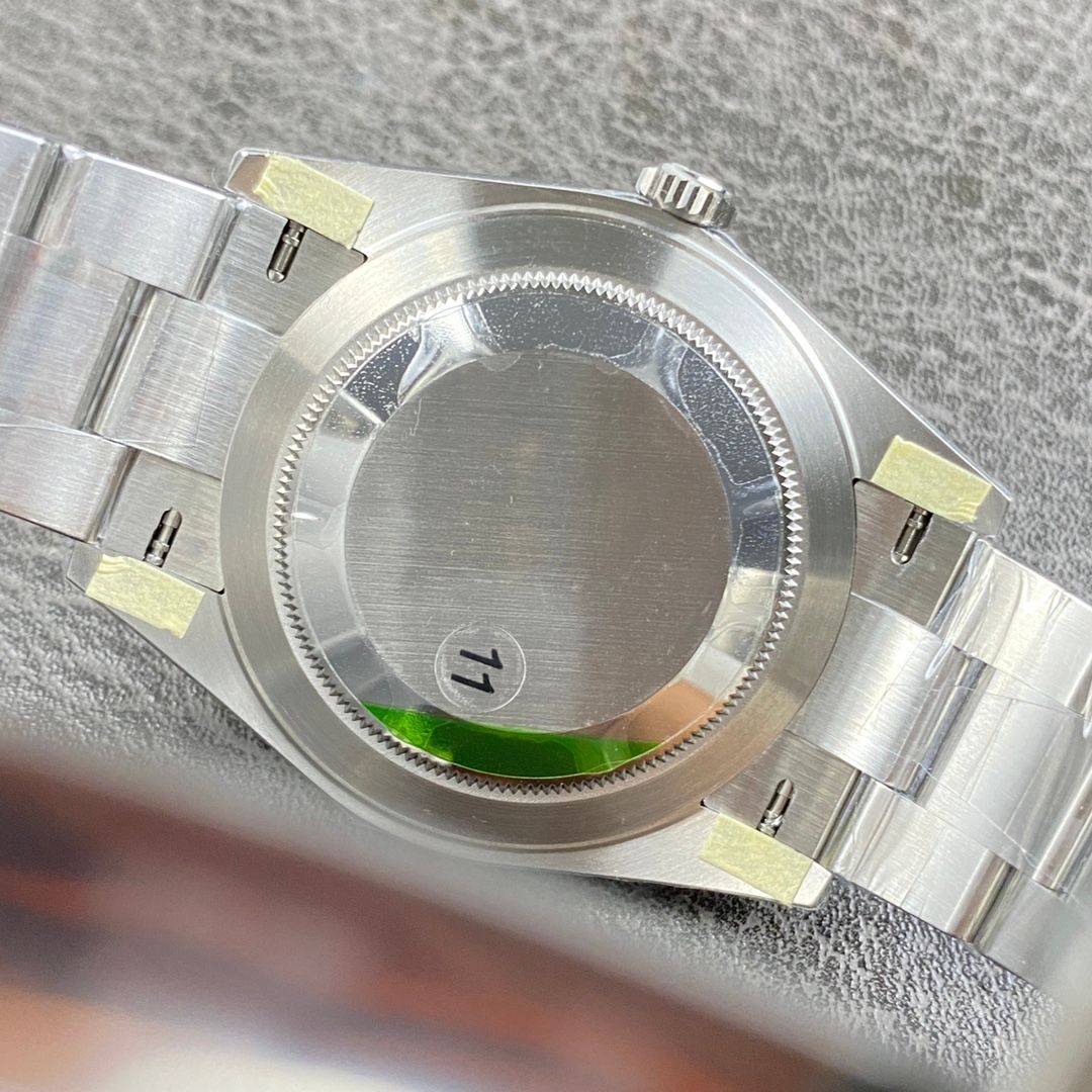 Rolex Datejust Slate Dial With Green Roman Numerals And Fluted Bezel _6