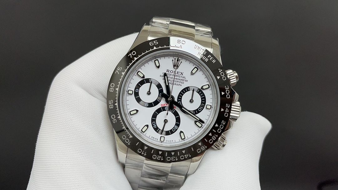 Rolex Cosmograph Daytona Steel With White Dial _2