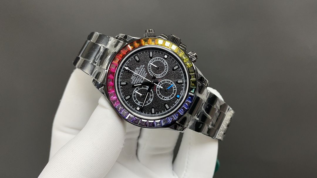 Rolex Cosmograph Daytona Rainbow Black DLC edition_1