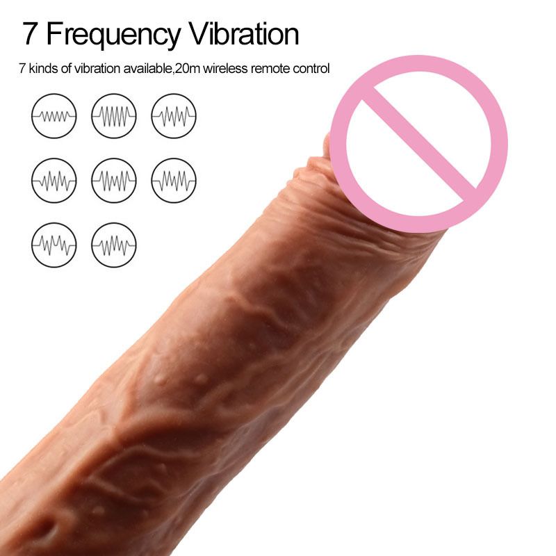 Hyper realistic wireless remote dildo with multi function_4