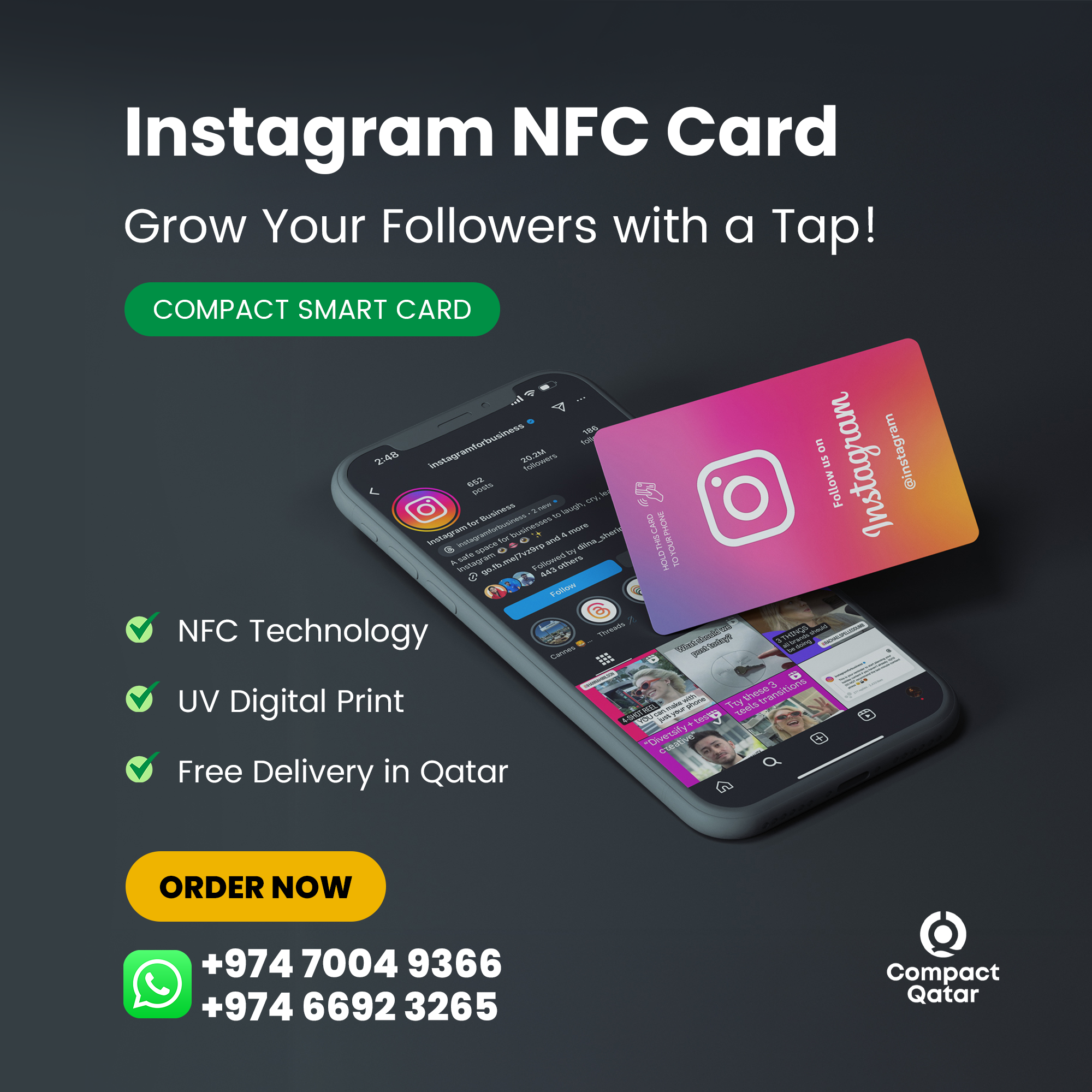 Instagram NFC Card – Increase your followers_0