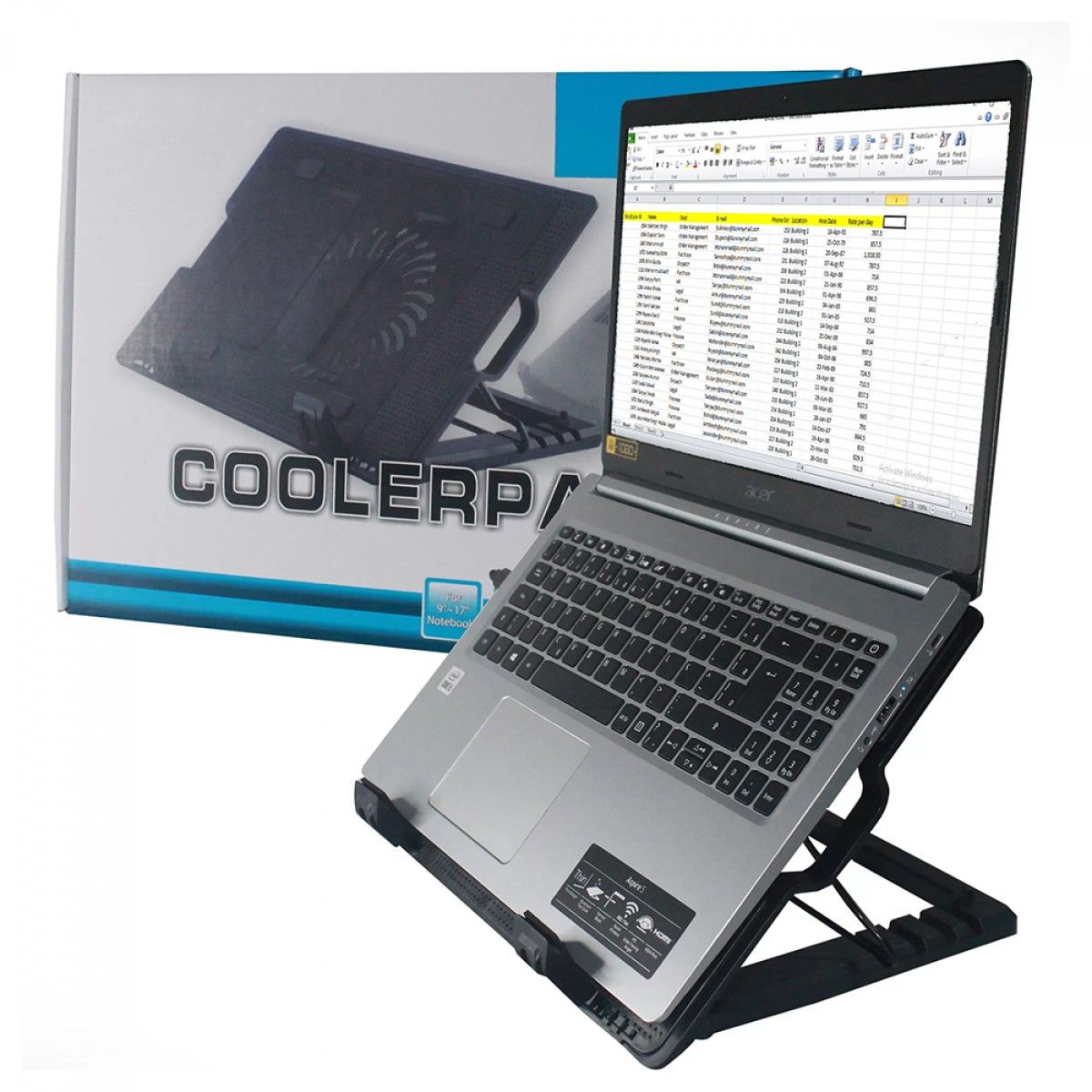 Suporte de resfriamento Coolerpad, Ajustável _1