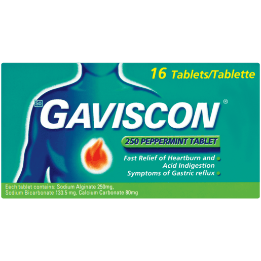 Gaviscon Peppermint - 16 Tablets_0