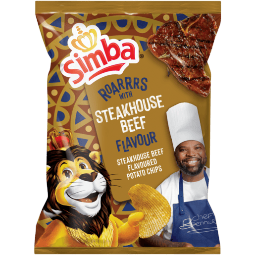 Simba Steakhouse Beef Chips 120g_0