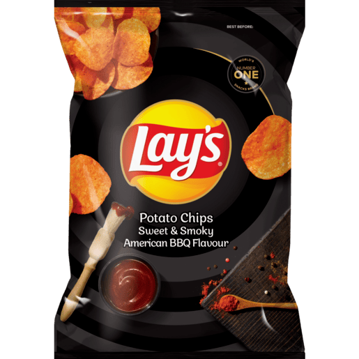 Lay's Sweet & Smoky American BBQ Chips 120g_0