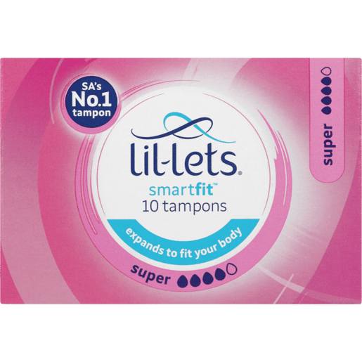 Lil-Lets Tampons Super Non-Applicator - 10 Pack_0